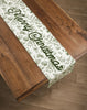 Mud Pie - Cloth Table Runner - Green Toile - Merry Christmas - Findlay Rowe Designs