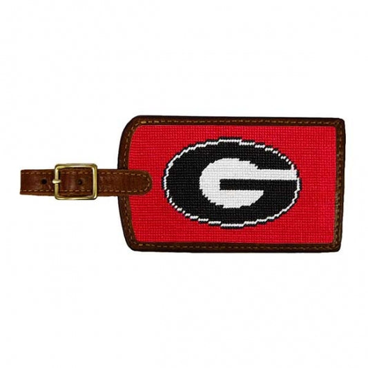 Smathers & Branson - Needlepoint Luggage Tags - University of Georgia