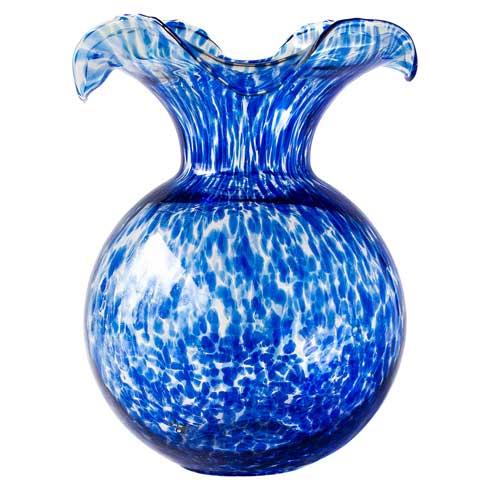 Vietri - Vase - Tortoiseshell Fluted - Cobalt - Large - Findlay Rowe Designs