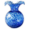 Vietri - Vase - Tortoiseshell Fluted - Cobalt - Large - Findlay Rowe Designs