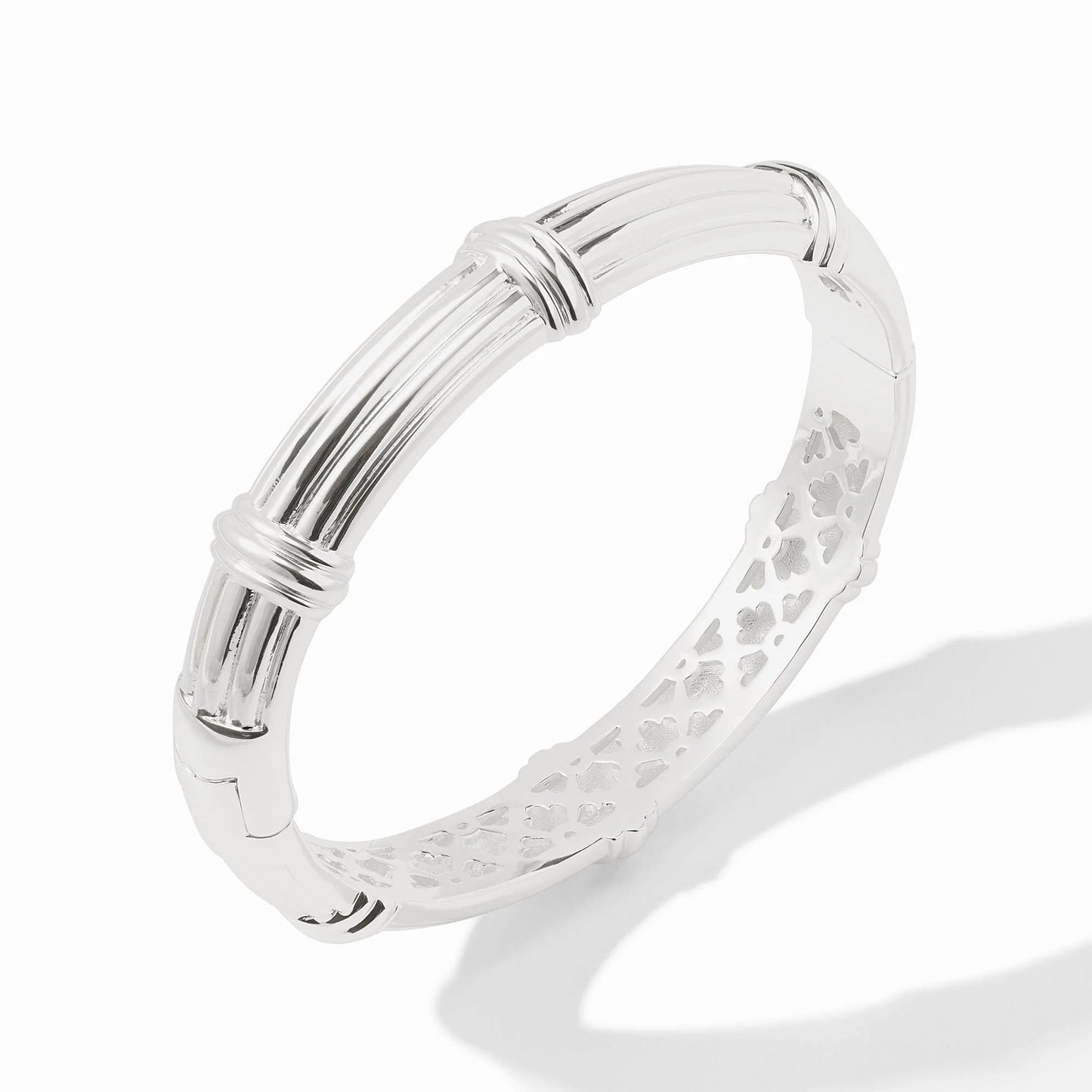 Julie Vos - Bracelet - Silver - Portofino Demi Hinge Bangle - Findlay Rowe Designs