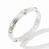 Julie Vos - Bracelet - Silver - Portofino Demi Hinge Bangle - Findlay Rowe Designs
