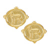 Susan Shaw - Earrings - Retriever Studs