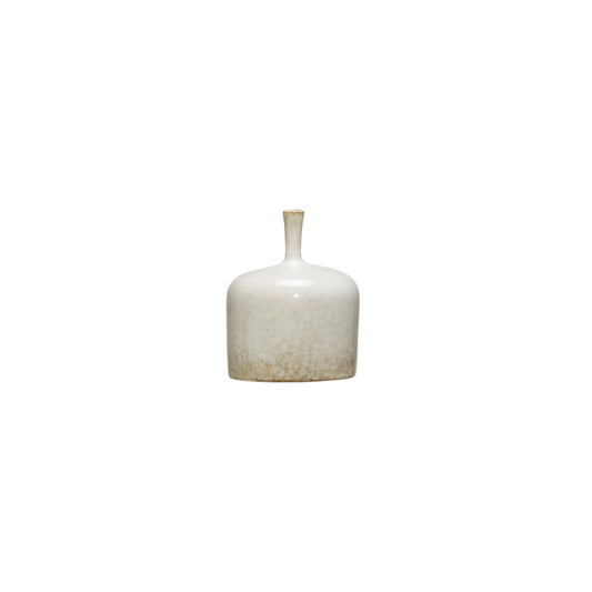 Small Glazed Stoneware Vase