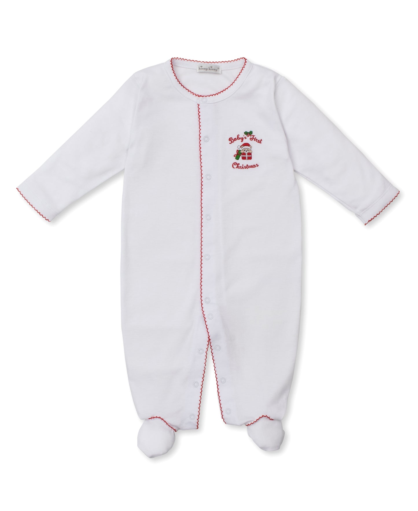 Kissy Kissy - Footie - Baby's First Christmas