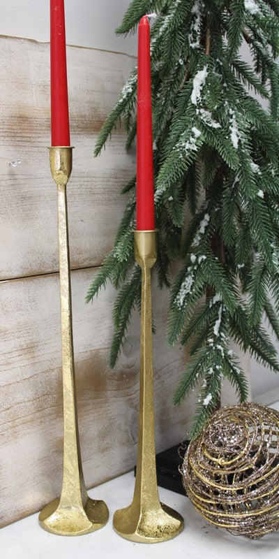 Iron Taper Holders - Gold Leaf - Findlay Rowe Designs