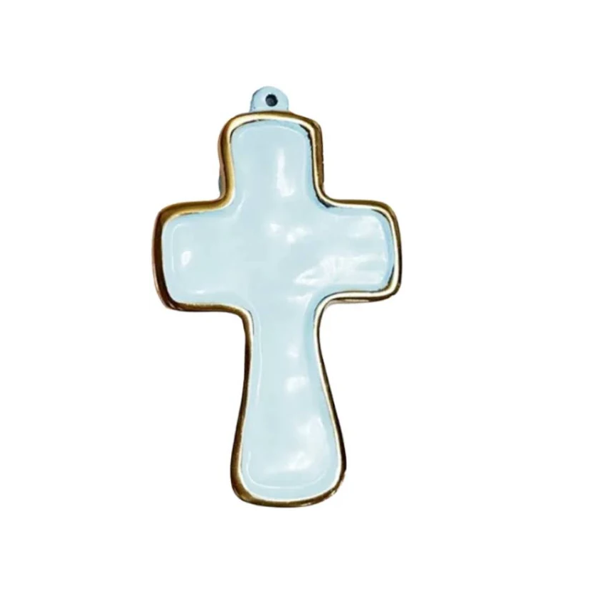 Ornament - Beatriz Ball - Sky Blue Encanto Athens Cross - Findlay Rowe Designs