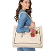 Tote - Cotton Canvas -  Sketch Bag Motif - Findlay Rowe Designs