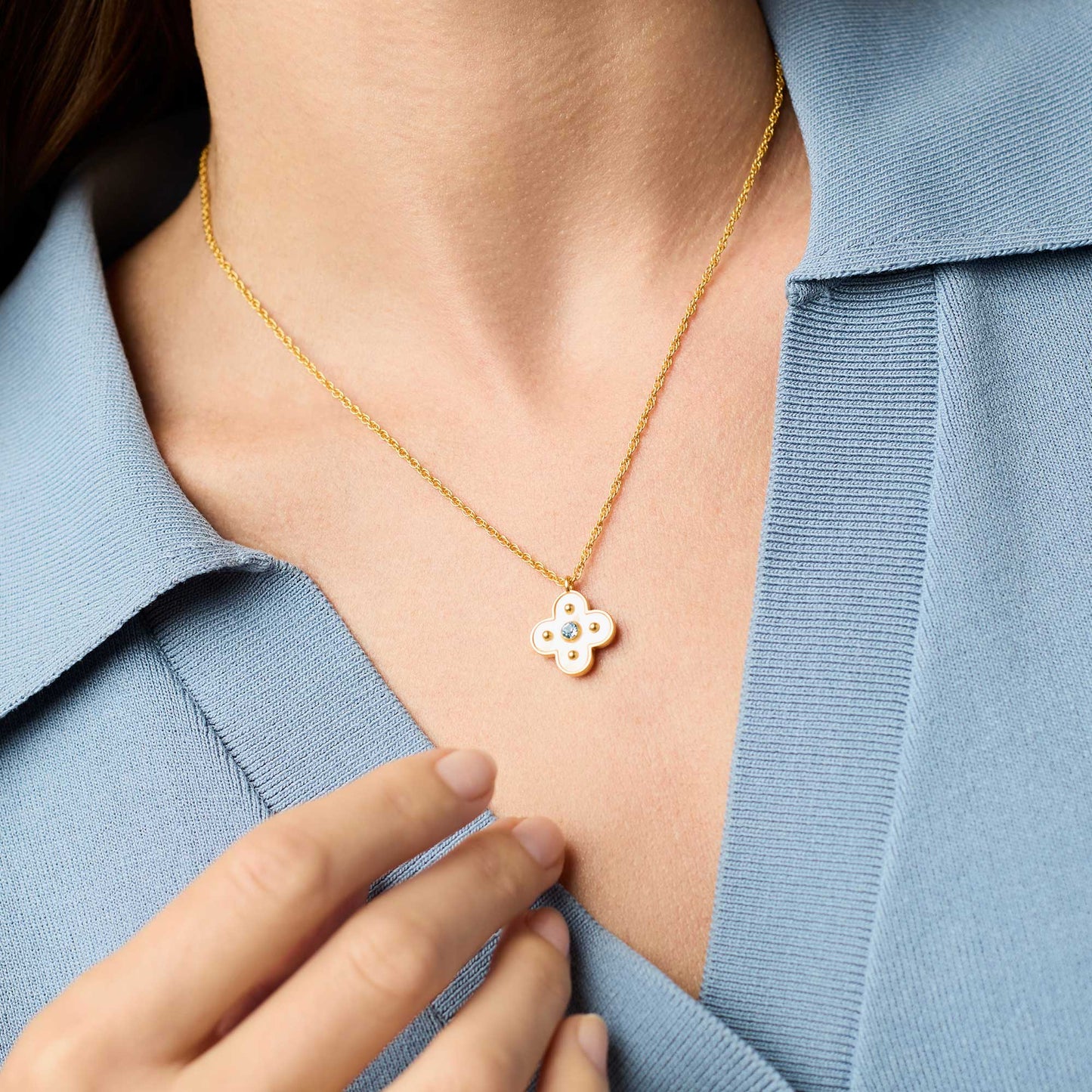 Julie Vos - Necklace - Colette Delicate - Champagne - Findlay Rowe Designs