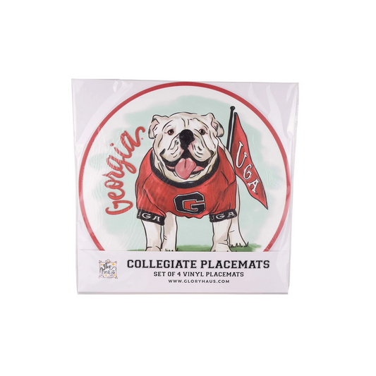 Glory Haus - Placemats - Set of 4 - Georgia UGA
