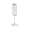 Vietri - Rainbow - Champagne Flute - Pink - Findlay Rowe Designs