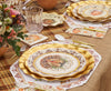 Sophistiplate - Wavy Edge Dinner Plate - Turkey & Gourds