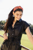 Brianna Cannon - Headband - UGA Logo - Red Cross Stitch - Findlay Rowe Designs