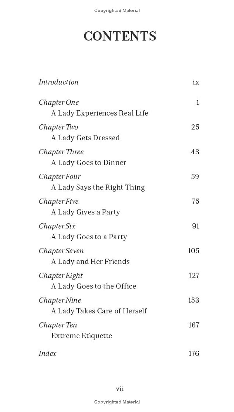 How to Be a Lady Revised and Expanded - Findlay Rowe Designs