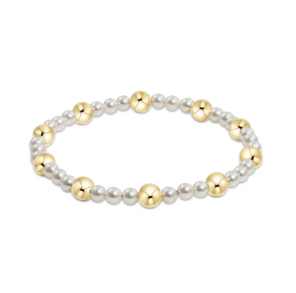 Enewton Pearl Sincerity 6mm Gold Bracelet