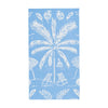 Caspari - Guest Towel Napkins - Palms And Parasols Ocean - Findlay Rowe Designs