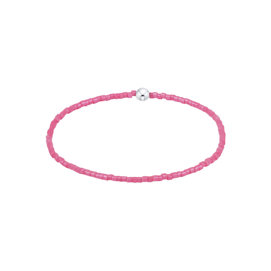 Hope Classic Sterling Bracelet - Bubblegum - Findlay Rowe Designs