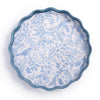 Scalloped Lacquered Tray - Gilded Cottage - French Blue