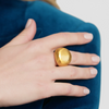 Julie Vos - Ring - Solara - Gold - Size 8 - Findlay Rowe Designs