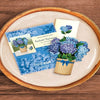 Fresh Cut Paper - Pop Up Bouquet Matching Card - Mini Nantucket Hydrangeas - Findlay Rowe Designs