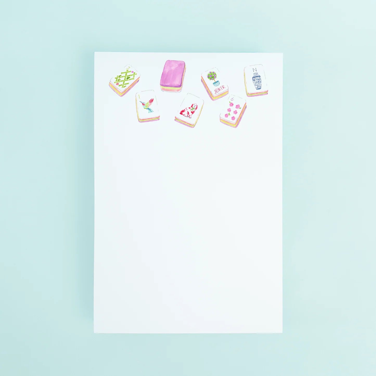 Taylor Paladino - Notepad - Large Mahjong Tiles