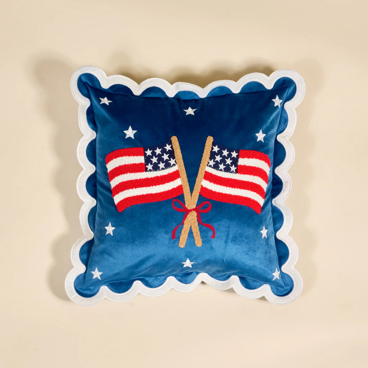 Pillow - American Flag - Blue - Findlay Rowe Designs