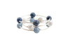 Made as Intended - Bracelet - Sterling Silver & Dumortierite - 12mm - Findlay Rowe Designs