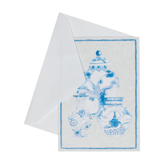 Caspari - Notes Cards - Glazed Porcelain - Findlay Rowe Designs