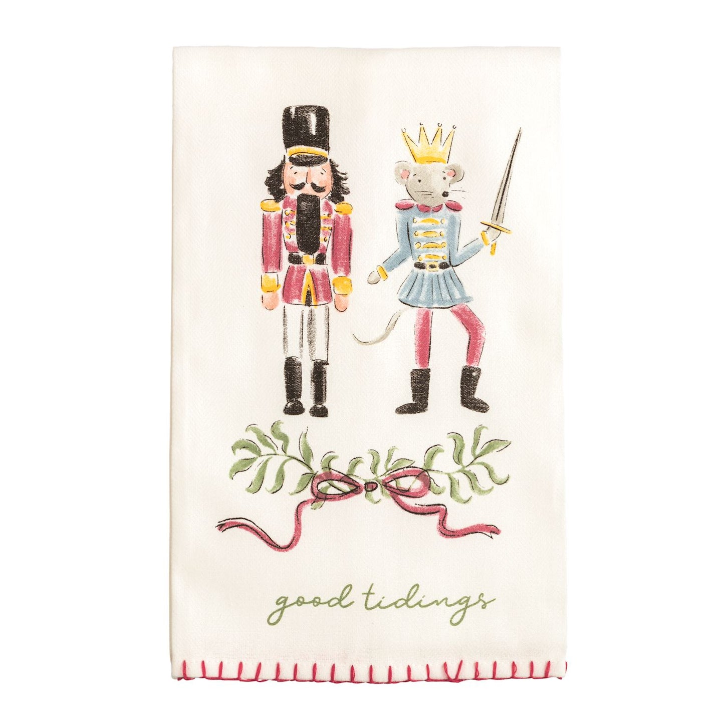 Mud Pie - Tea Towel - Hand-painted Style - Nutcracker Ballet - Findlay Rowe Designs