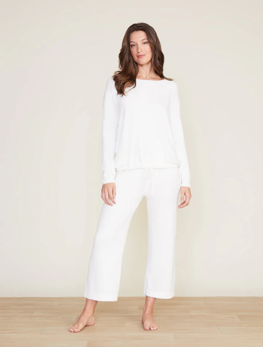 Barefoot Dreams - CozyChic Ultra Lite Slouchy Pullover - Pearl - Findlay Rowe Designs
