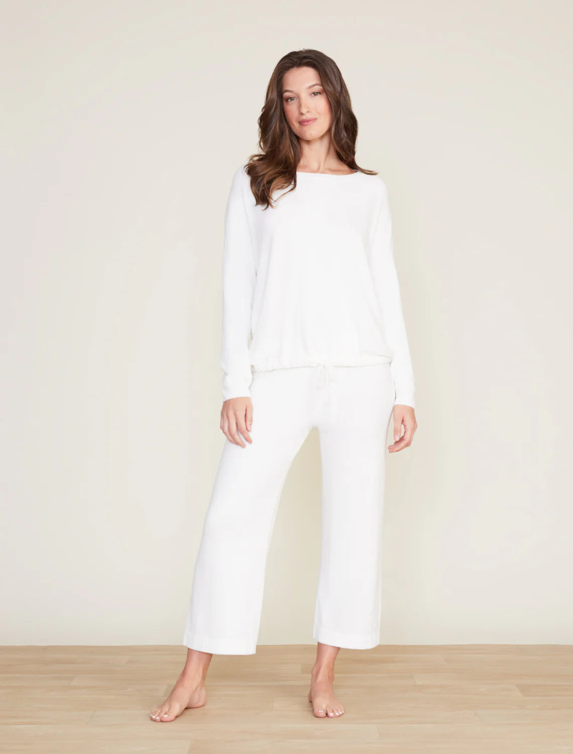 Barefoot Dreams - CozyChic Ultra Lite Slouchy Pullover - Pearl - Findlay Rowe Designs