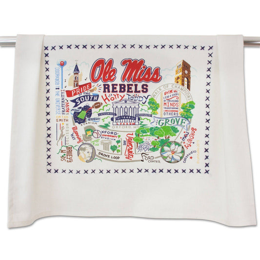 Catstudio Collegiate Dish Towel Ole Miss - Findlay Rowe Designs