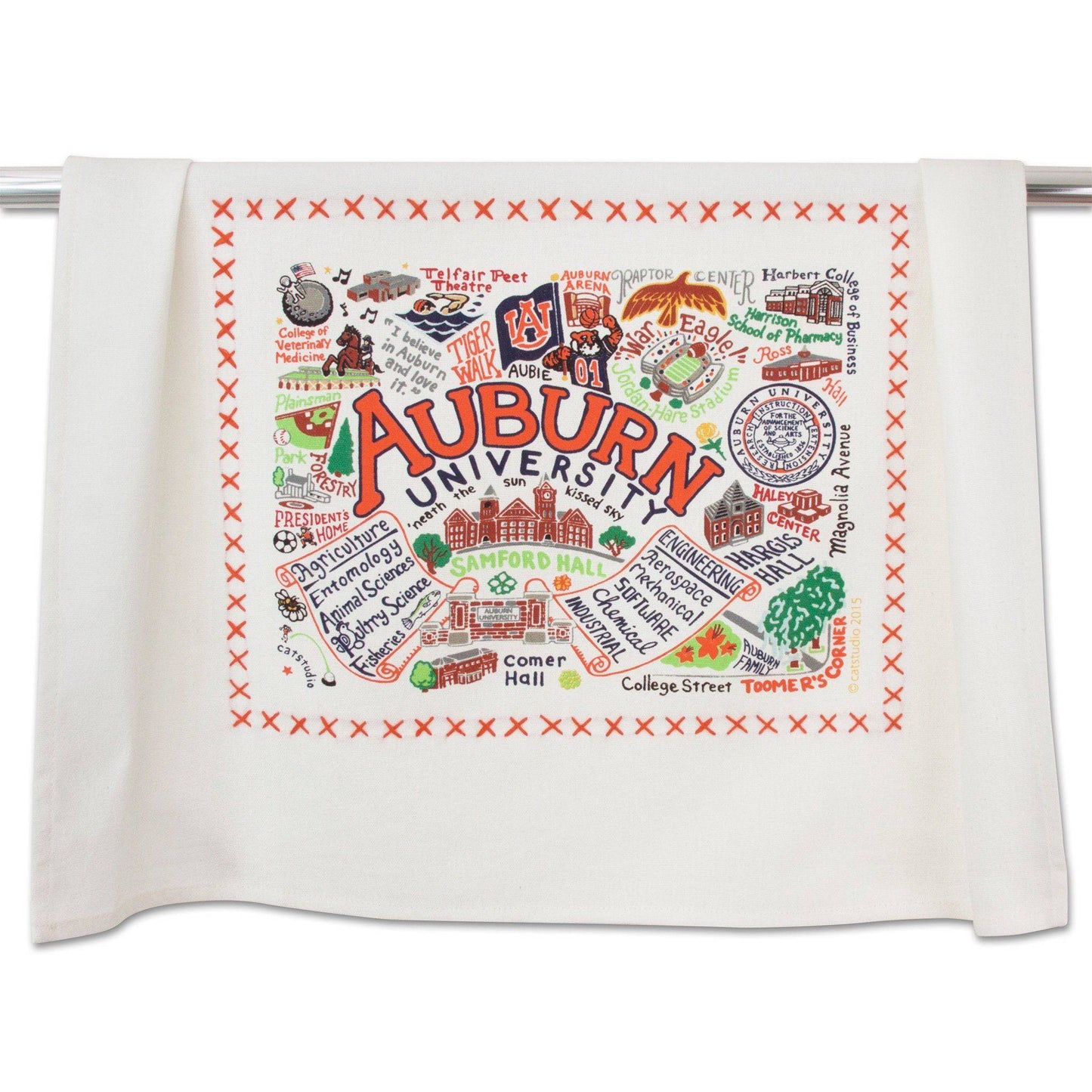 Catstudio Collegiate Dish Towel Auburn - Findlay Rowe DesignsCatstudio Collegiate Dish Towel Auburn