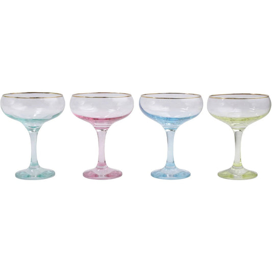 Vietri - Champagne Coupe - Rainbow - Findlay Rowe Designs