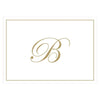 Caspari - Blank Correspondence Cards - Single Initial - Gold Embossed - Findlay Rowe Designs