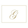 Caspari - Blank Correspondence Cards - Single Initial - Gold Embossed - Findlay Rowe Designs