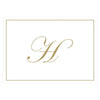 Caspari - Blank Correspondence Cards - Single Initial - Gold Embossed - Findlay Rowe Designs