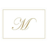 Caspari - Blank Correspondence Cards - Single Initial - Gold Embossed - Findlay Rowe Designs