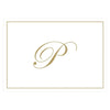 Caspari - Blank Correspondence Cards - Single Initial - Gold Embossed - Findlay Rowe Designs