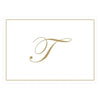 Caspari - Blank Correspondence Cards - Single Initial - Gold Embossed - Findlay Rowe Designs