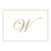 Caspari - Blank Correspondence Cards - Single Initial - Gold Embossed - Findlay Rowe Designs