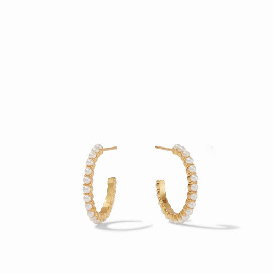 Julie Vos - Juliet Hoop - Gold Pearl - Findlay Rowe Designs