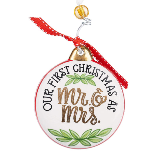 Glory Haus - OUR FIRST CHRISTMAS AS MR. & MRS. PUFF ORNAMENT - Findlay Rowe Designs