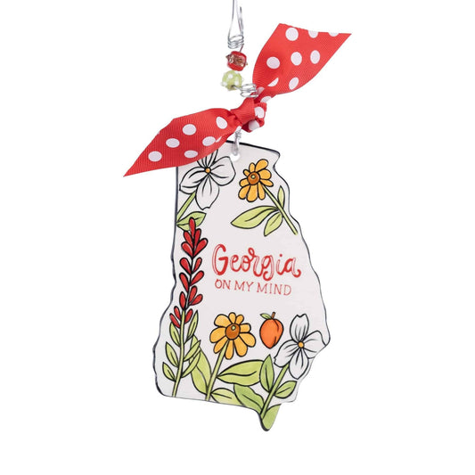 STATE OF Georgia FLAT ORNament - Findlay Rowe Designs