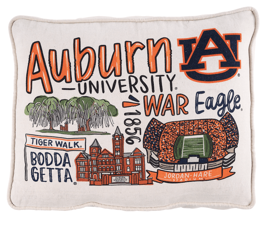 Pillow - Auburn Icons - Findlay Rowe Designs