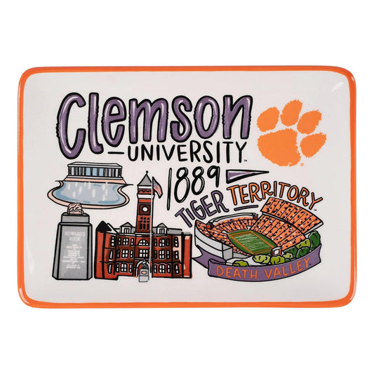 CLEMSON ICON TRINKET TRAY - Findlay Rowe Designs