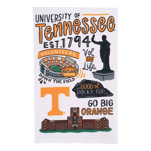 Towel - University of Tennessee Icons - Findlay Rowe Designs