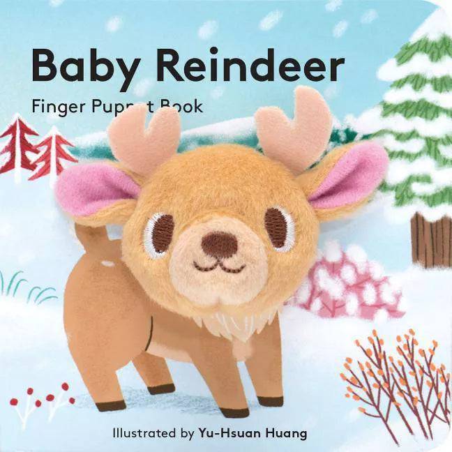 Baby Reindeer Finger Puppet Book (Board Book) - Findlay Rowe Designs