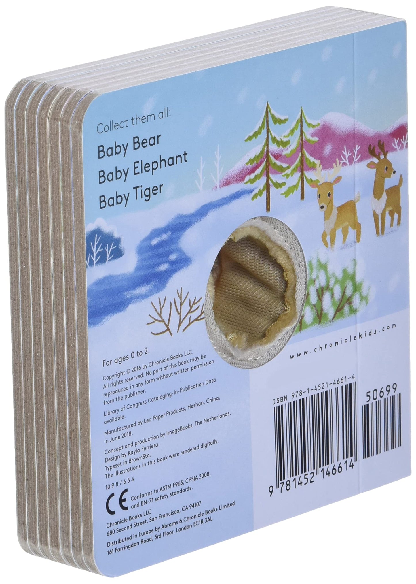 Baby Reindeer Finger Puppet Book (Board Book) - Findlay Rowe Designs