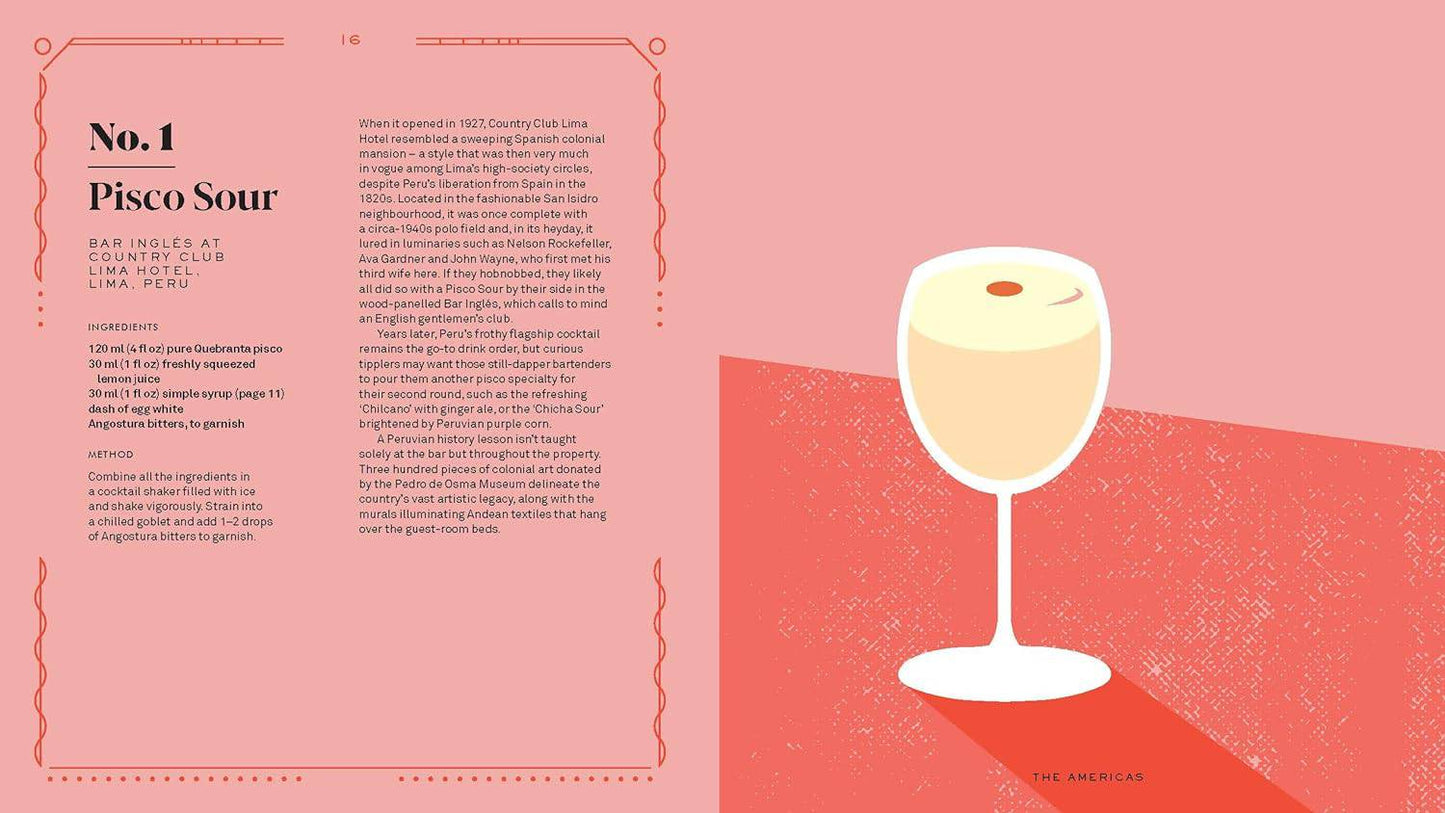 Behind the Bar: 50 Cocktail Recipes from the World's Most Iconic Hotels - Findlay Rowe Designs